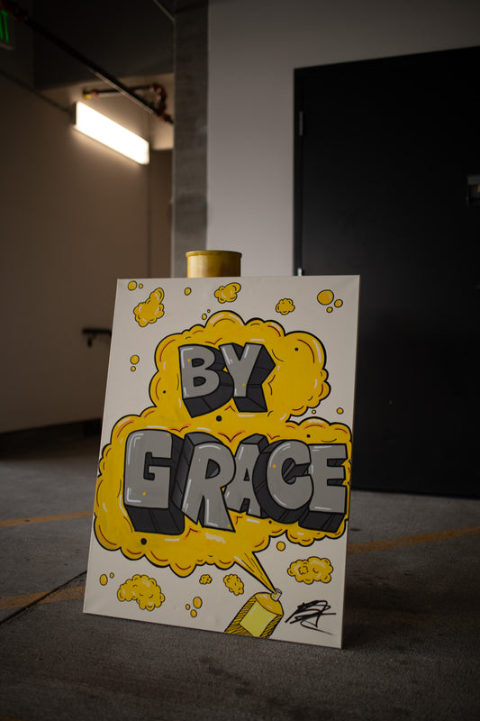 BY GRACE canvas painting